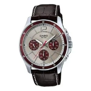 CASIO LEATHER RED FACE